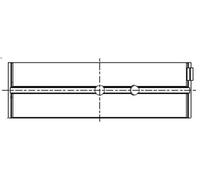 Semicuscinetto albero a gomiti MAHLE 061 HL 19078 050 per T 11.705 2004-2005