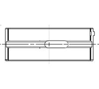 Semicuscinetto albero a gomiti MAHLE 213 HL 21652 025 per i6 12.903 2010-2014
