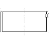 MAHLE 213 PL 21650 025 Bronzina di biella per BOVA,DAF,GINAF,IRIZAR,KENWORTH,SOL
