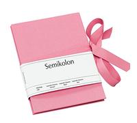 Semikolon 360360 Leporello Classico 12,2 x 17,7 cm - 14 foto 10 x 15 cm - Album fotografico a fisarmonica - rosa fenicottero