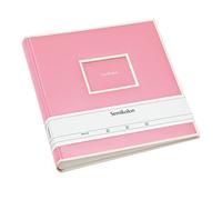Semikolon 364059 Album Jumbo - 30x30 cm, 100 pagine color crema, per foto 10x15, con carta pergamena - rosa fenicottero