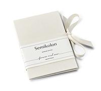 Semikolon 367181 Leporello Classico Wedding Edition 12,2 x 17,7 cm - 14 foto - Libro fotografico a fisarmonica - color camoscio crema