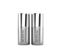 Semilac Basic Duo - Base per una perfetta aderenza e top coat con lucentezza, per lampade UV/LED