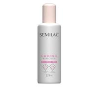 Semilac Caring Remover 125 ml - Solvente per unghie senza acetone con olio di macadamia e ricino, cura unghie e cuticole, delicato ed efficace con profumo di fragola