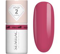 Semilac Easy Off Step 2 smalto gel per unghie con lampada UV/LED colore Pink Coral 7 ml