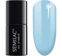 Semilac Extend - Smalto UV LED 5 in 1, 807 Pastel Blue, 7 ml, innovativo e dal colore intenso (blu)