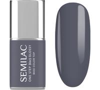 Semilac Smalto Semipermanente One Step Glossy, S185 Stone Grey