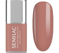 Semilac One Step 3in1 Glossy gel smalto colore 235 Peach Beige 7 ml