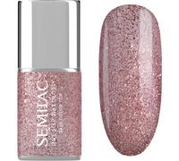 Semilac One Step 3in1 Glossy gel smalto colore 250 Glitter Pink 7 ml