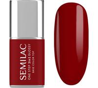 Semilac Smalto Semipermanente One Step Glossy, S575 Dark Red