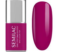 Semilac Smalto Semipermanente One Step Glossy, S595 Bright Purple