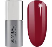 Semilac One Step - Smalto ibrido 3 in 1, innovativo UV LED, ideale per la manicure in casa e professionale, 5 ml, colore: borgogna - crimson