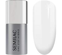 Semilac One Step - Smalto ibrido 3 in 1, innovativo UV LED, ideale per la manicure in casa e professionale, 5 ml, colore: bianco