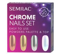 Semilac Set Chrome per Unghie