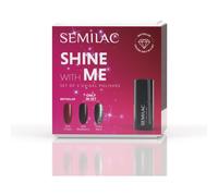 Semilac Set Shine With Me set di smalti per unghie con l’uso di lampade UV/LED
