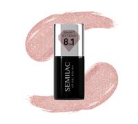 Semilac Smalto Ibrido Smart Extend 8in1, 804 Glitter Soft Beige