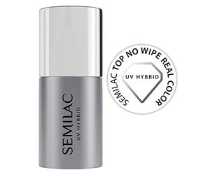 Semilac Smalto Semipermanente Top No Wipe Real Colour 7ml
