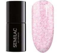 Semilac UV Hybrid Crushed_ICE smalto gel per unghie con lampada UV/LED colore 491 Strawberry Ice 7 ml