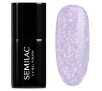 Semilac UV Hybrid Crushed_ICE smalto gel per unghie con lampada UV/LED colore 492 Icy Lavender Bliss 7 ml