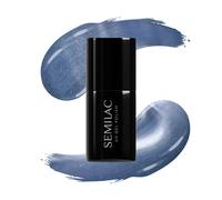 Semilac UV Hybrid Gloss GALA smalto gel per unghie con lampada UV/LED colore 665 Blueberry Gloss 7 ml