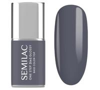 Semilac Smalto UV 3 in 1 One Step Glossy S185 Stone Grey 7 ml