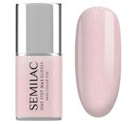 Semilac Smalto UV 3 in 1 One Step Glossy S259 Naked Glitter Beige 7 ml