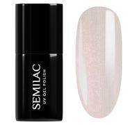 Semilac Smalto UV 960 Pink Glazed 7ml - Rosa latte semitrasparente con effetto perlescente - Collezione Inner Glow