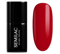 Semilac Smalto UV A712 Old Red 7ml - rosso classico con effetto glamour - coprente e duraturo