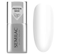 Semilac Smalto UV Extend Protein Base 7 ml - Base UV trasparente con proteine di mandorle, per allungare le unghie e rafforzare la lamina ungueale