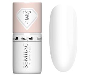 Semilac Top Coat per Smalto per Unghie Easy Off