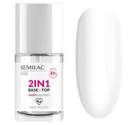 Semilac Base/Top 2in1 per Smalti Classici Hard & Glossy 7 ml