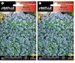 Semillas Batlle Miosotis delle Alpi, Blu (Confezione da 2)