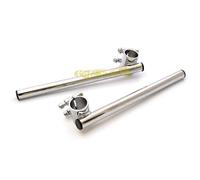 Semimanubri Ø 25mm Cafe Racer Cromati per steli da 39mm cafe racer vintage