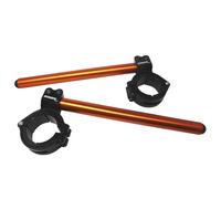 Semimanubri Accossato arancioni per forcelle Diametro 55 mm Compatibile con NORTON MANX dal 2025 al 2026 (CC 1200)