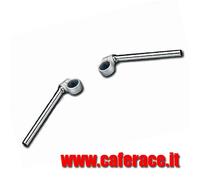 Semimanubri mezzi manubri cromato vintage epoca Ø22 mm cafe racer handlebar