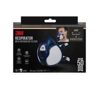 Semimaschera 3M per verniciatura a spruzzo riutilizzabile Blu scuro