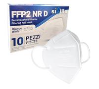 Semimaschera Facciale Filtrante FFP2 NR D Bianca 10 PZ