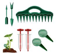 Semina Sementi | Kit Manuale Piantatore e Estrazione Piantine | Strumento Piantagione per Orto in Vaso Fiori Giardino Balcone e Terrazzo