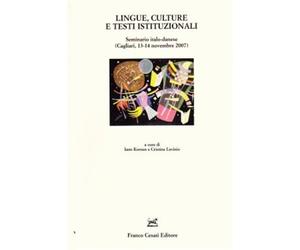 Seminario Italo Olandese: - Lingue , culture e testi istituzionali.