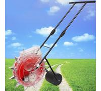 Seminatrice a spinta manuale, equidistante e quantitativa, portatile per la semina di mais, cotone, soia e arachidi(7 Nozzles)