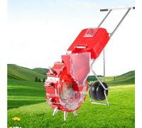 Seminatrice Di Precisione Da Giardino, Spargisemi E Distributore Di Fertilizzante Con Ruota, Profondità Di Semina Regolabile, Seminatrice A Rullo Manuale Per Mais, Soia(8 nozzles)