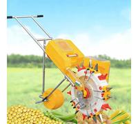 Seminatrice manuale a spinta per giardino, seminatrice di precisione portatile, seminatrice a ruota singola per la semina in fila, seminatrice a rullo a spinta manuale per mais, soia