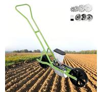 Seminatrice Manuale Per Giardino | Seminatrice A File - Distanza Tra Le File Regolabile E Distanza Tra Le Piante E Profondità | Seminatrice Agricola Per Semi Di Ortaggi E Fiori Da 2-10mm 1Row