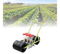 Seminatrice manuale per ortaggi, regolabile da 1 a 6 file, spaziatura variabile tra le file e controllo della profondità, ideale per mais, cavoli, spinaci, carote e altro ancora