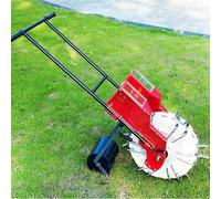 Seminatrice manuale portatile, seminatrice a spinta e spargitore per piantare in modo efficiente, 6 bocche per un'erogazione di precisione di semi da giardino, ideale per l'agricoltura
