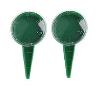 Seminatrice manuale regolabile per piante, seminatrice per semi, strumento per semina da giardino, in plastica resistente, verde militare, 12 cm, 2 pezzi, per giardinaggio