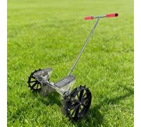 Seminatrice manuale, seminatrice a rullo a spinta per orto, seminatrice a file per verdure, cipolle, ravanelli e barbabietole.(A)