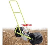 Seminatrice Portatile, seminatrice di precisione a 1/2/3/4/5/6 File, seminatrice for Colture a Fila con Guida a Piedi, spaziatura Regolabile tra Le Piante, Attrezzi da Giardinaggio(2 Row)