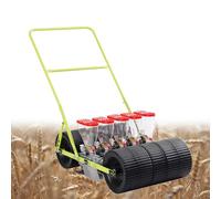 Seminatrice Portatile, seminatrice di precisione a 1/2/3/4/5/6 File, seminatrice for Colture a Fila con Guida a Piedi, spaziatura Regolabile tra Le Piante, Attrezzi da Giardinaggio(5 Row)