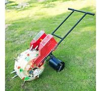 seminatrice, Seminatrice manuale portatile 2 in 1, seminatrice da giardino a spinta manuale, rullo for semina e applicatore di fertilizzanti, seminatrice a file, seminatrice for mais(6 Mouths)